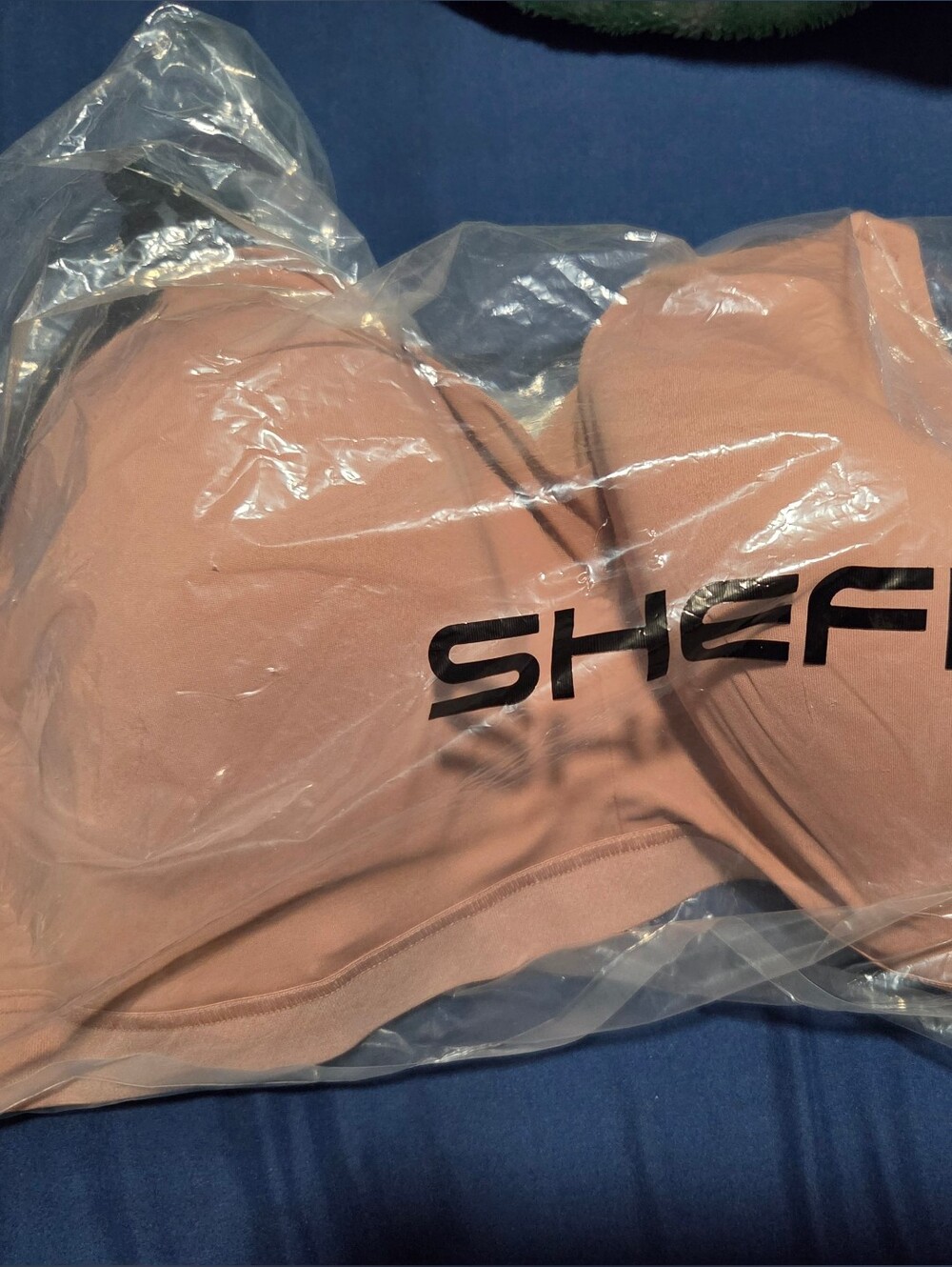 SHEFIT Women's Rose Taupe Plunge Bra